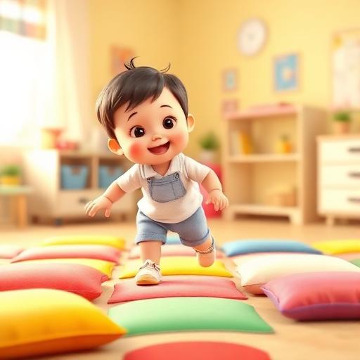 Caminhar sobre almofadas