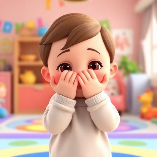 Brincar de esconder o rosto