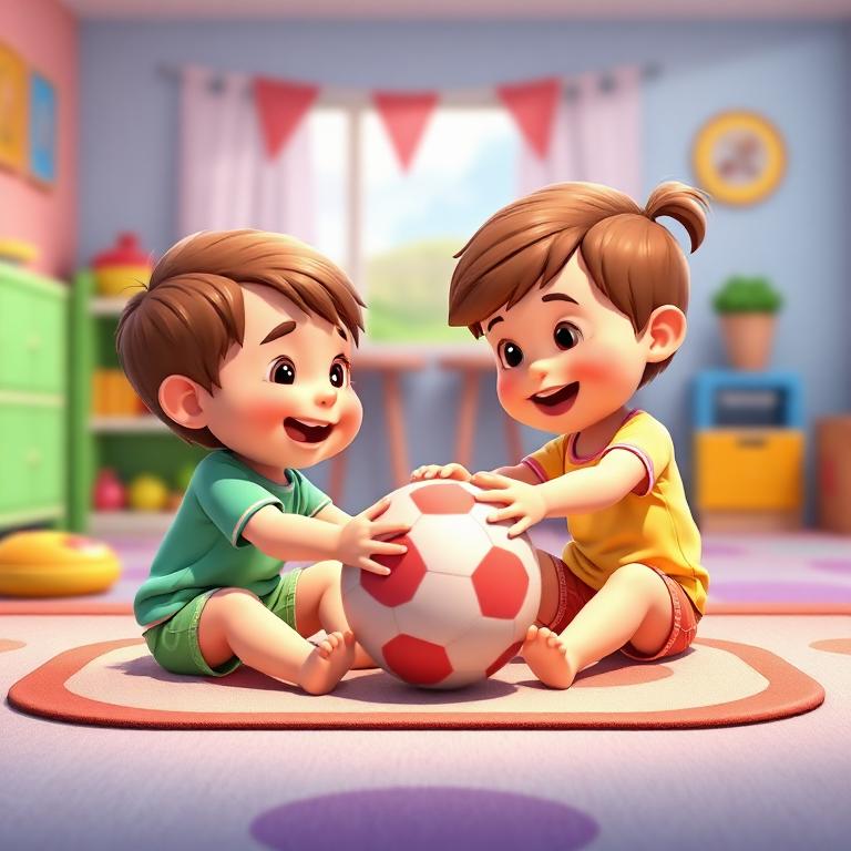 Rolar a bola em dupla