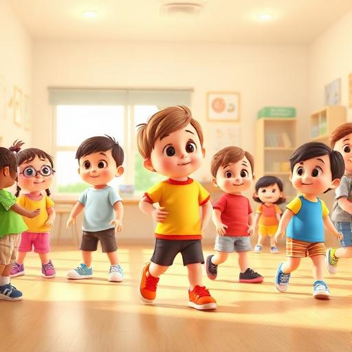 Brincar de parar e andar