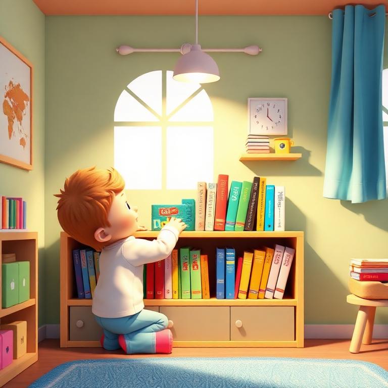 Organizar livros no canto