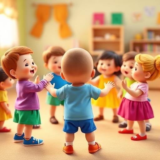 Brincar de roda com palmas