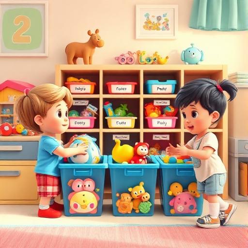 Guardar brinquedos por categoria