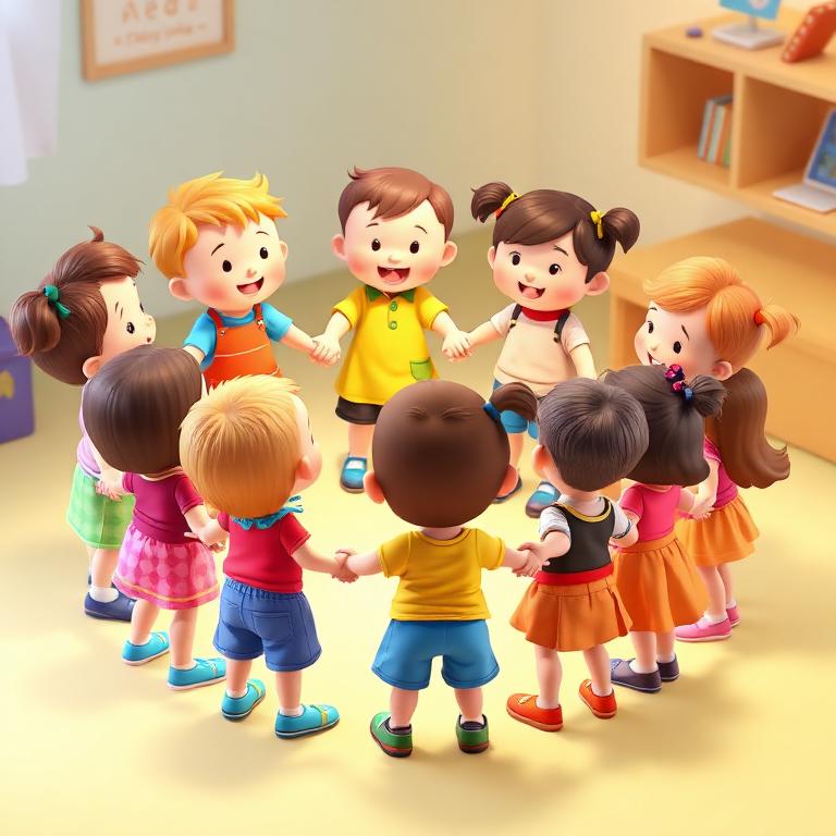 Brincar de roda com músicas