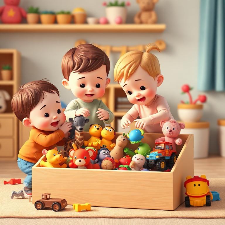 Separar brinquedos por categoria