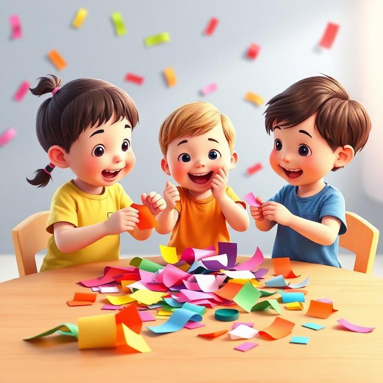 Sons com papel rasgado