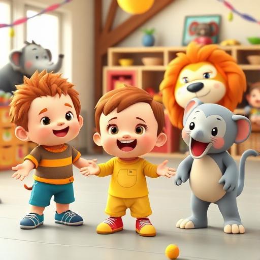 Imitar animais do zoológico