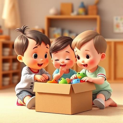 Guardar brinquedos com contagem