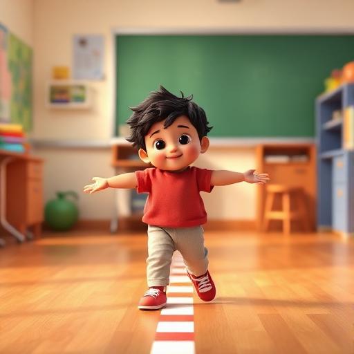 Caminhar na linha imaginária