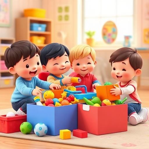 Encher e esvaziar caixas