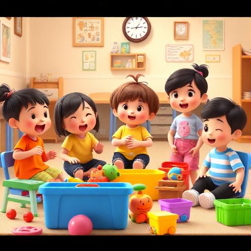 Guardar brinquedos cantando