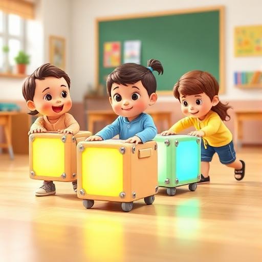 Empurrar e puxar caixas